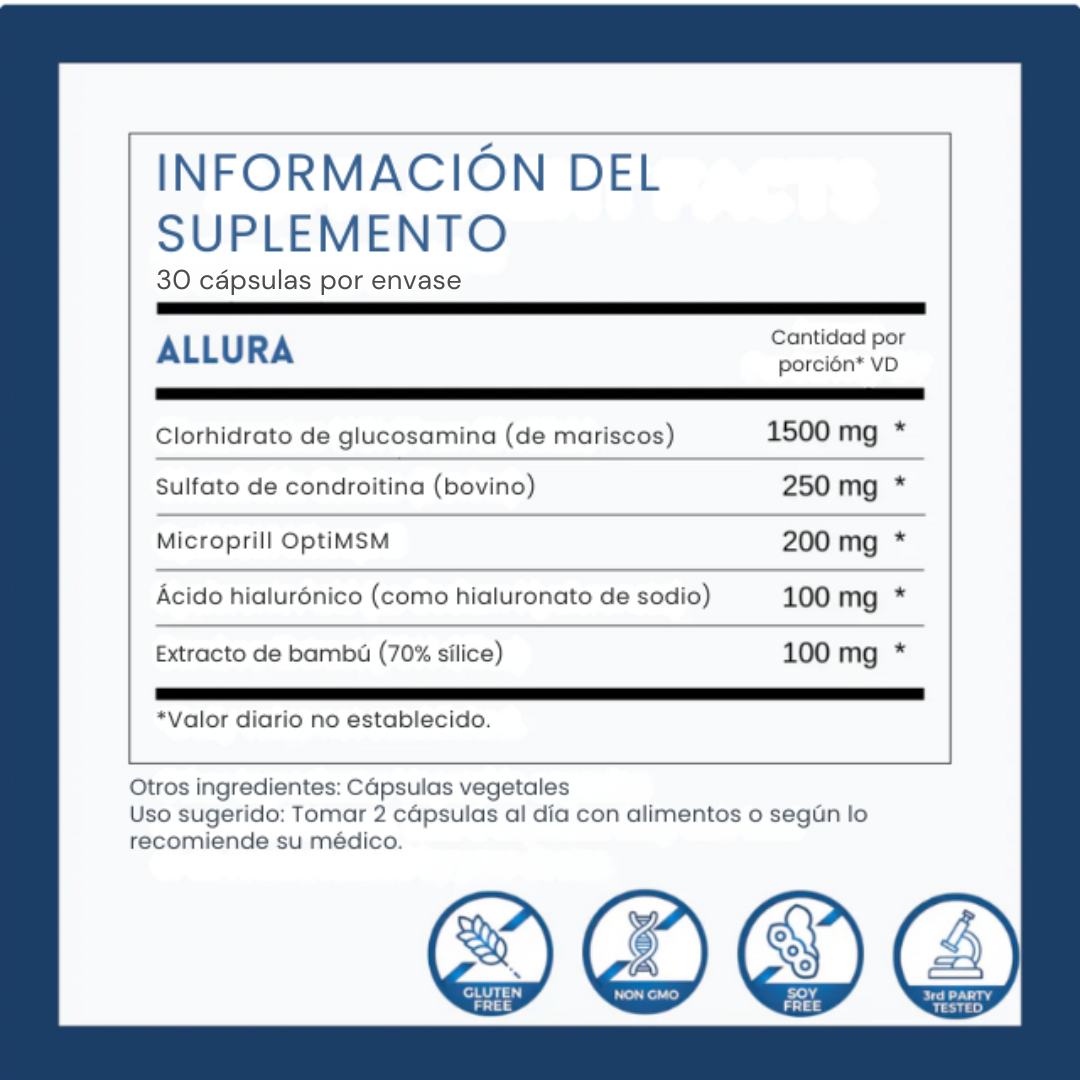 GLUCOSAMINE - Cápsulas de apoyo articular