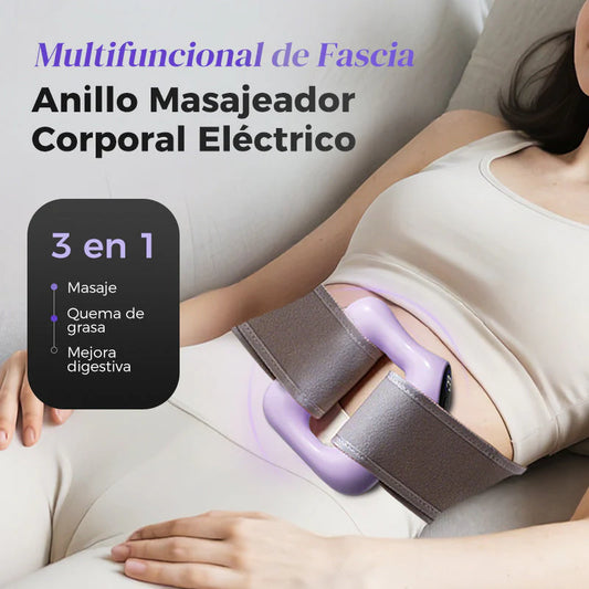 masajeador manual de 5 velocidades con correa ajustable