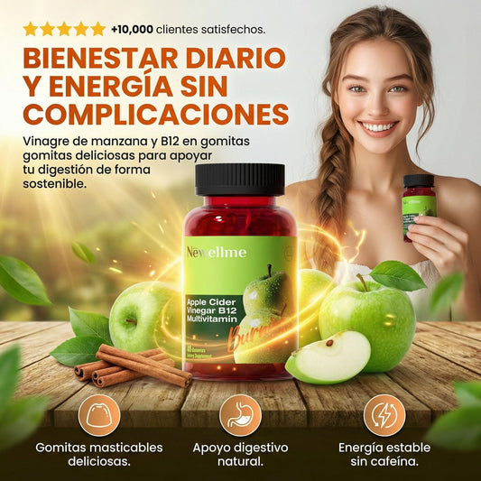 Gomitas con Vinagre de Manzana y Vitamina B12