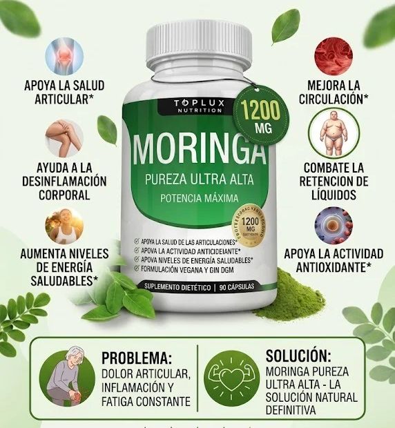 🔥 MORINGA ULTRA ALTA PUREZA | Energía Natural Todos los Días