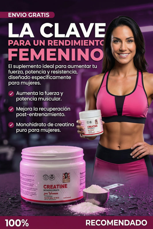 CREATINA MONOHIDRATADA PARA MUJERES